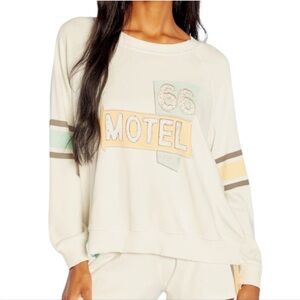 NWT Wildfox Motel 66 Graphic Sommers Sweater Sweatshirt